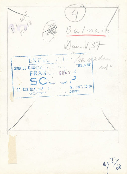 mode  10 photo Saint Laurent (2) Balmain (2) Cardin (3) Courrèges (2) Heim