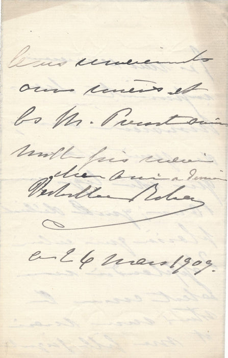 Duchesse DE ROHAN 2 lettres autographes signées 1 lettre dictée