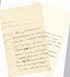 Jules Michelet 2 lettres autographes signées remerciement articles