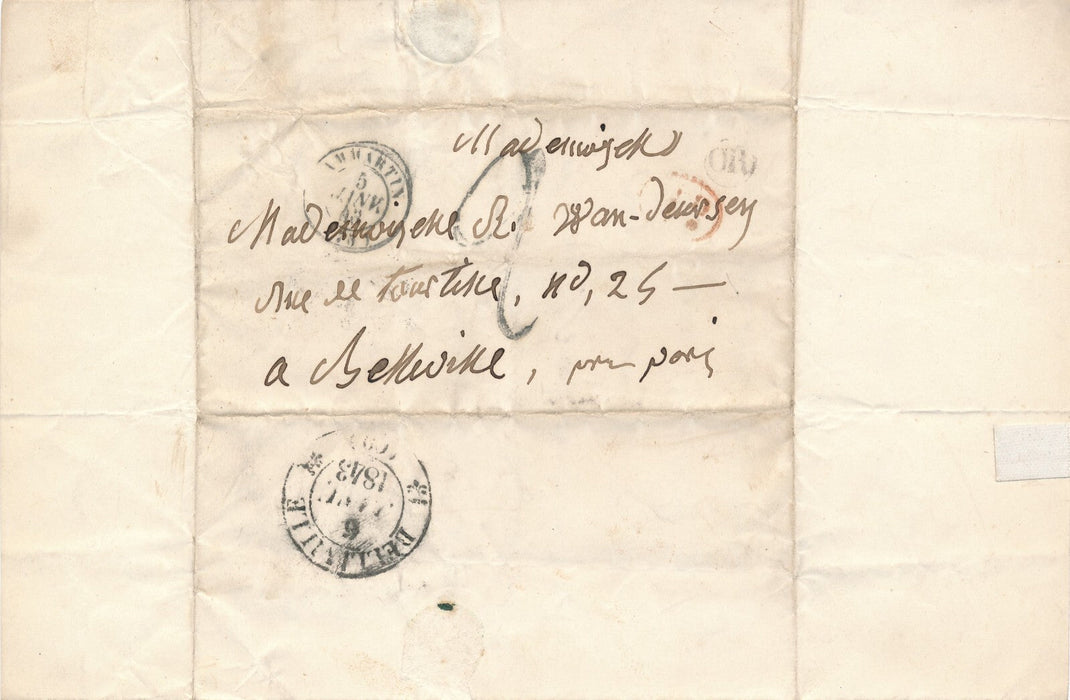 à Rosalie WAN DEURSEN dramaturge lettre autographe signée théâtre