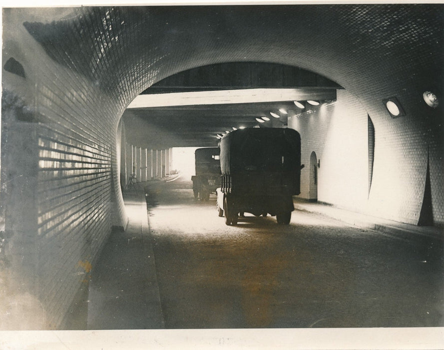 périphérique tunnel porte Montreuil vers 1935 photo photographie