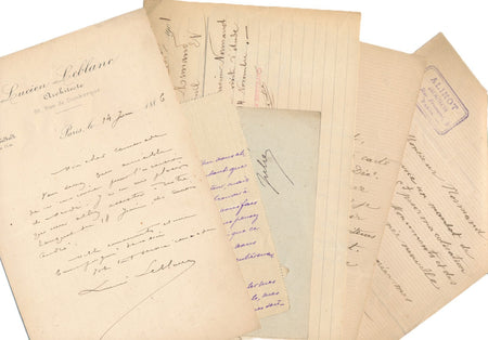 ARCHITECTURE Correspondance 40 lettres autographe Charles NORMAND Amis des Arts