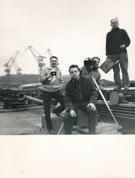 Cinéma, film Saint-Nazaire, 1961, Henri Fabiani ? photo photographie chantiers