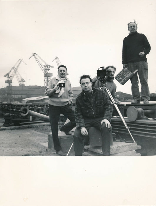 Cinéma, film Saint-Nazaire, 1961, Henri Fabiani ? photo photographie chantiers