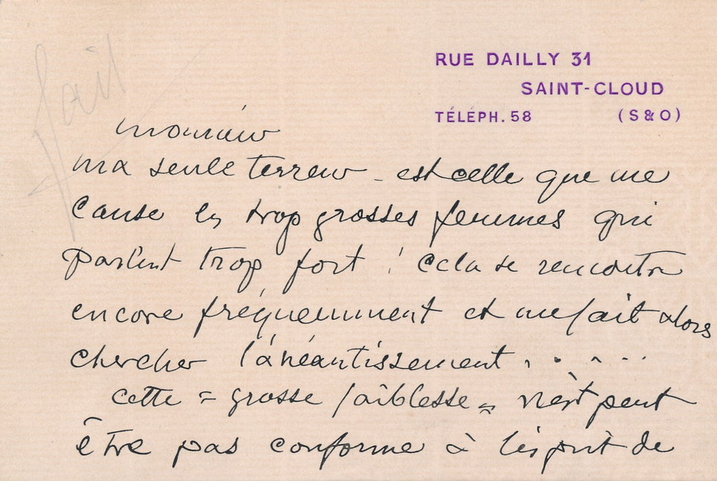 peintre Gaston La Touche 1 lettre autographe signée 2 cartes Alfred Roll Goerg