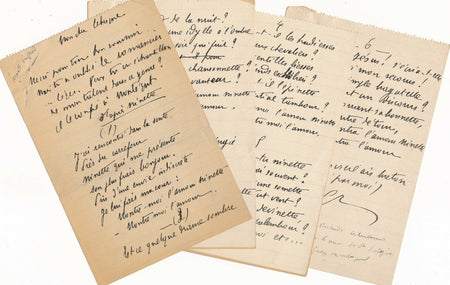 Alfred Léon GERAULT-RICHARD socialiste manuscrit autographe signé Minette