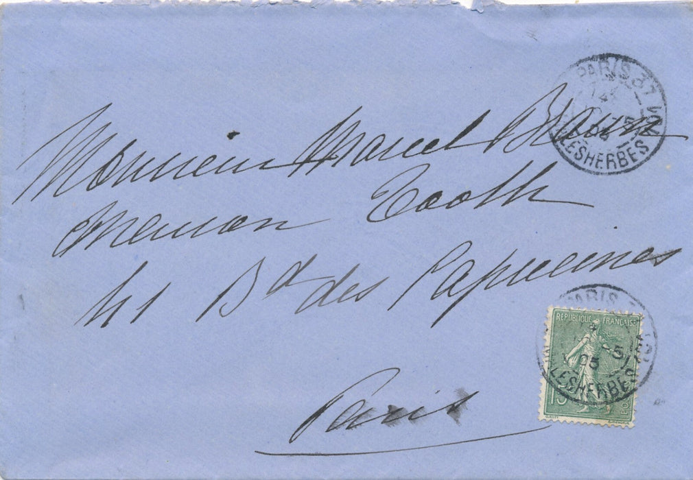 Madeleine LEMAIRE lettre autographe à Marcel Braun photographie reproduction