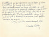 Charles Vildrac évoque poète Léon-Paul Fargue 2 cartes autographes signées