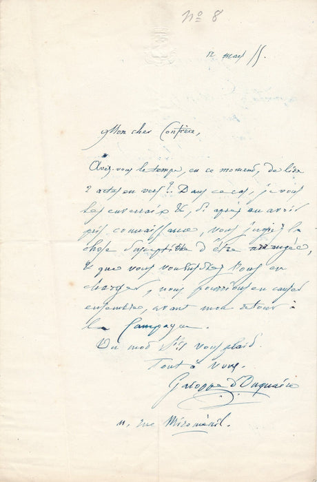 Théâtre Cléon GALOPPE D'ONQUAIRE demande arranger 2 actes J. de Prémaray lettre