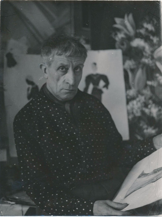 photo Georges Douking tirage argentique époque Nordmann v. 1950 peintre cinéma