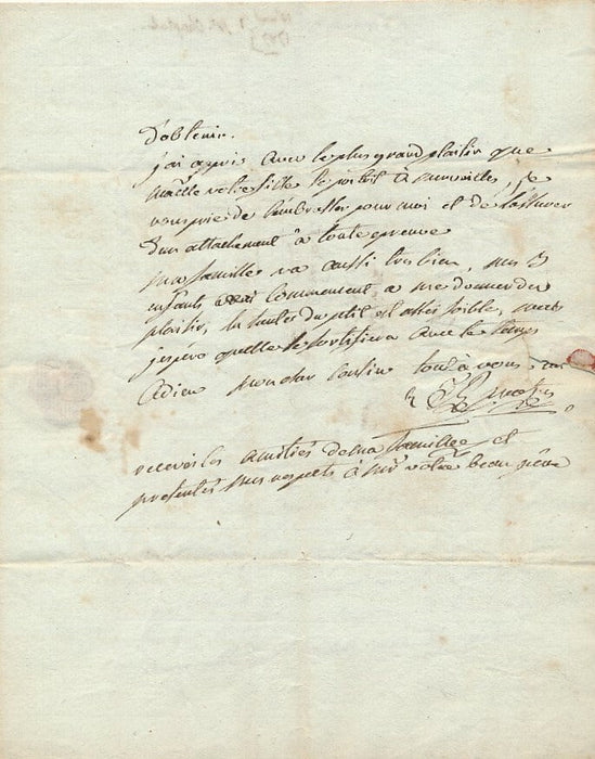 Jean Antoine CHAPTAL correspondance Combettes 4 lettres autographes signées