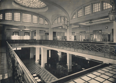 photographie architecture Art déco intérieur tirage argentique d'époque