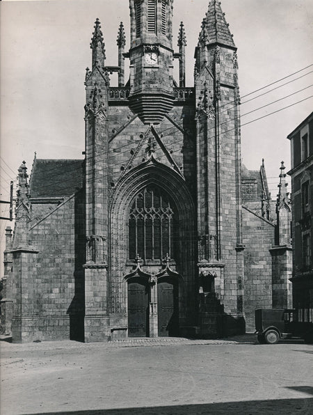 Collégiale Saint Aubin de Guérande photo photographie Pierre JAHAN époque