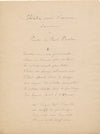 Paul PARELON parolier XIXe manuscrit autographe signé Hâtez vous d'aimer