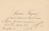 Lucien FUGÈRE (1848-1935) chanteur opéra, basse, opéra comique aide un artiste