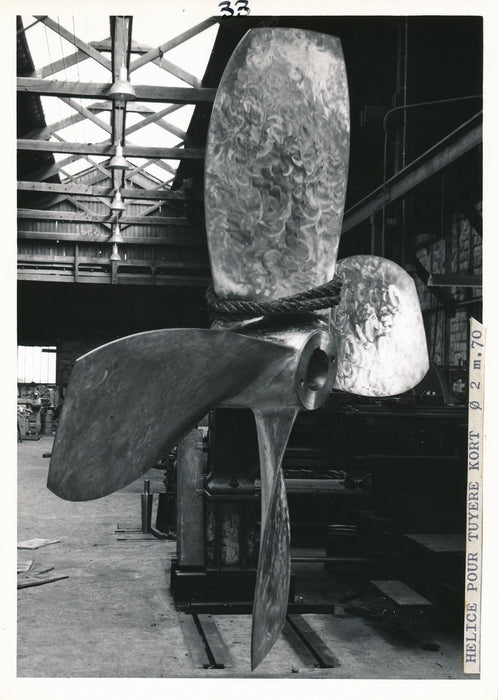 photo 12 Photographies hélice construction façonnage industrie Lot chalutier