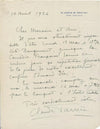 intéressant Lot Claude Farrère Farrere 4 lettres 3 dédicaces autographe
