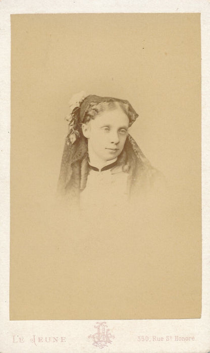 MARGUERITE DE PARME 1847-1893 photo photographie cdv Bourbon