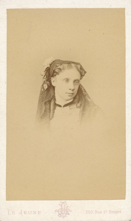 MARGUERITE DE PARME 1847-1893 photo photographie cdv Bourbon