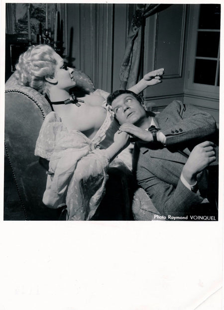cinema Raymond Voinquel photographie Mylène Demongeot tirage époque sein