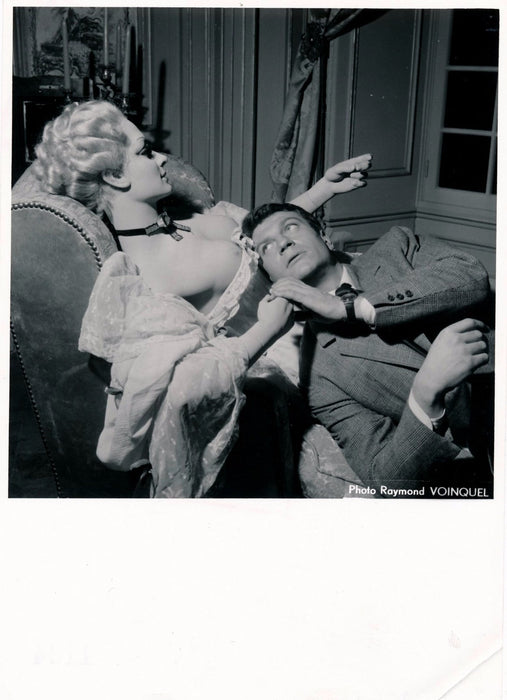 cinema Raymond Voinquel photographie Mylène Demongeot tirage époque sein