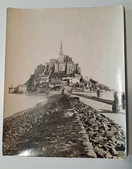 Mont Saint-Michel Jacques Ernest BULLOZ photo photographie époque Normandie