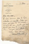 Camille CHEVILLARD compositeur chef orchestre 9 lettres autographes signées lot