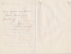 Joseph PONIATOWSKI recommande une jeune pianiste lettre autographe signée