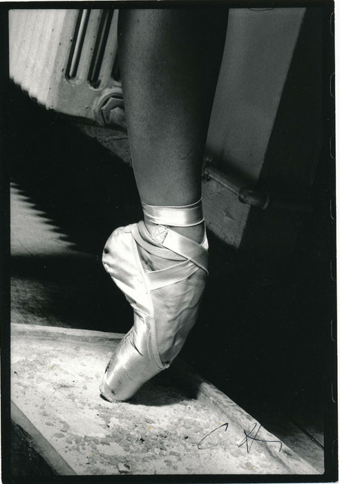 Claude Alexandre danse chausson pied photo photographie signée