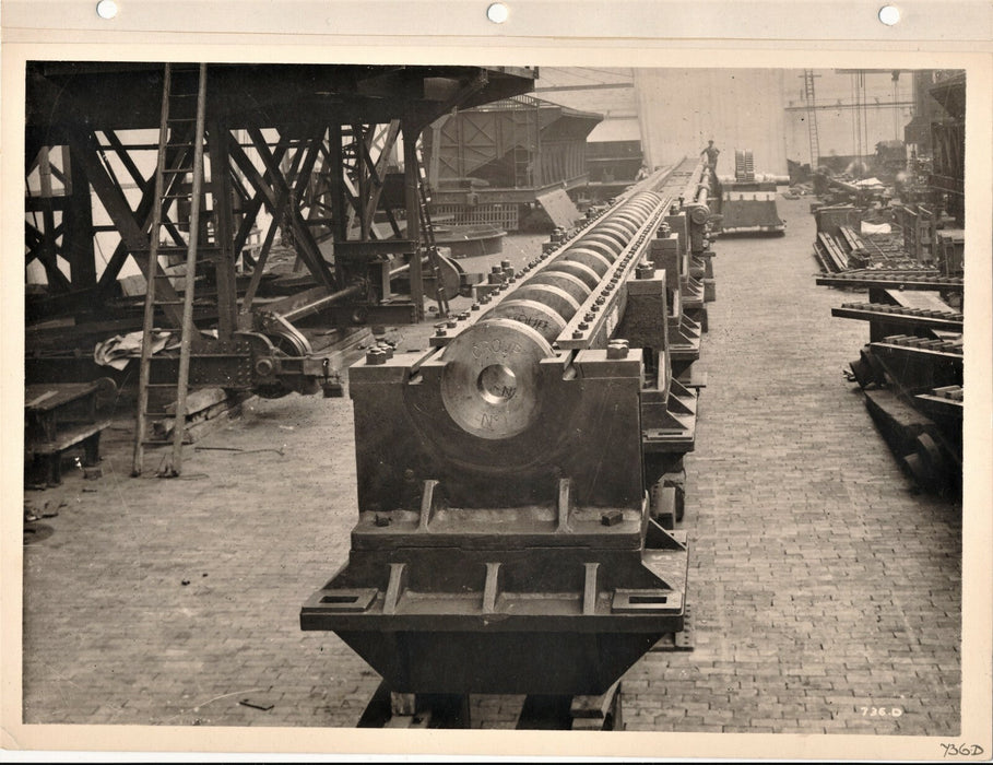 Photo machine usines acier usinage WELLMAN 3 tirages sépia argentique époque
