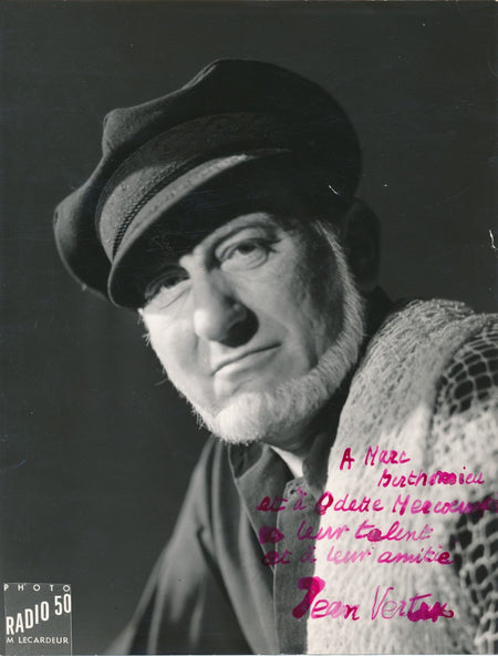 Jean VERTEX poète dramaturge photo photographie signée Marc Berthomieu SAU