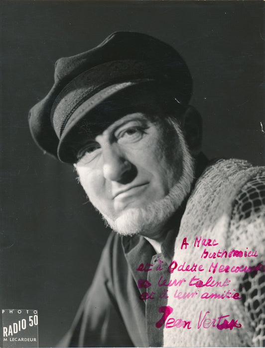 Jean VERTEX poète dramaturge photo photographie signée Marc Berthomieu SAU