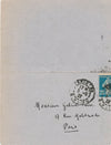 André RIVOIRE 4 lettres autographes signées poète Gabriel Faure amitié