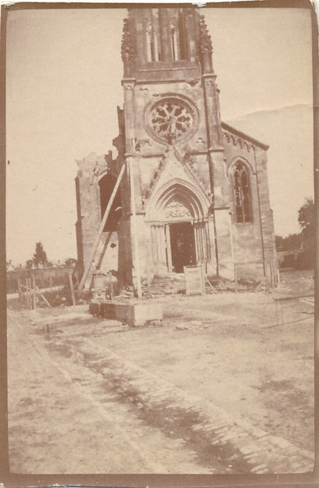 Clezentaine Vosges 1917 militaria guerre 1914 2 photos photographie époque