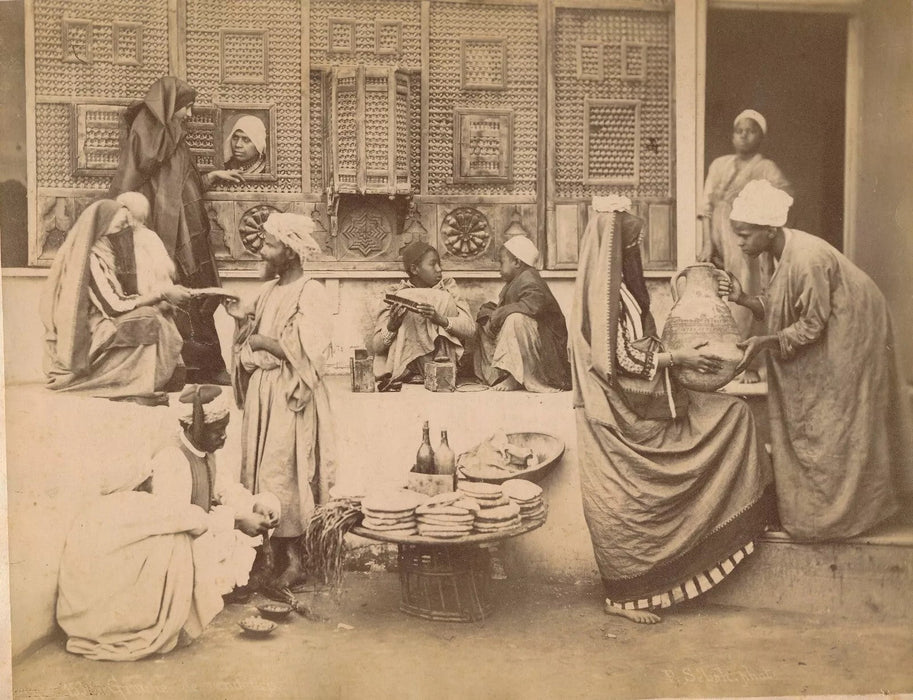 Égypte Pascal Sebah 3 photo albumine photographie