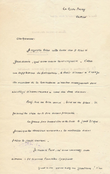 littérature Pierre BENOIT (1886-1962) lettre autographe signée Académie prix