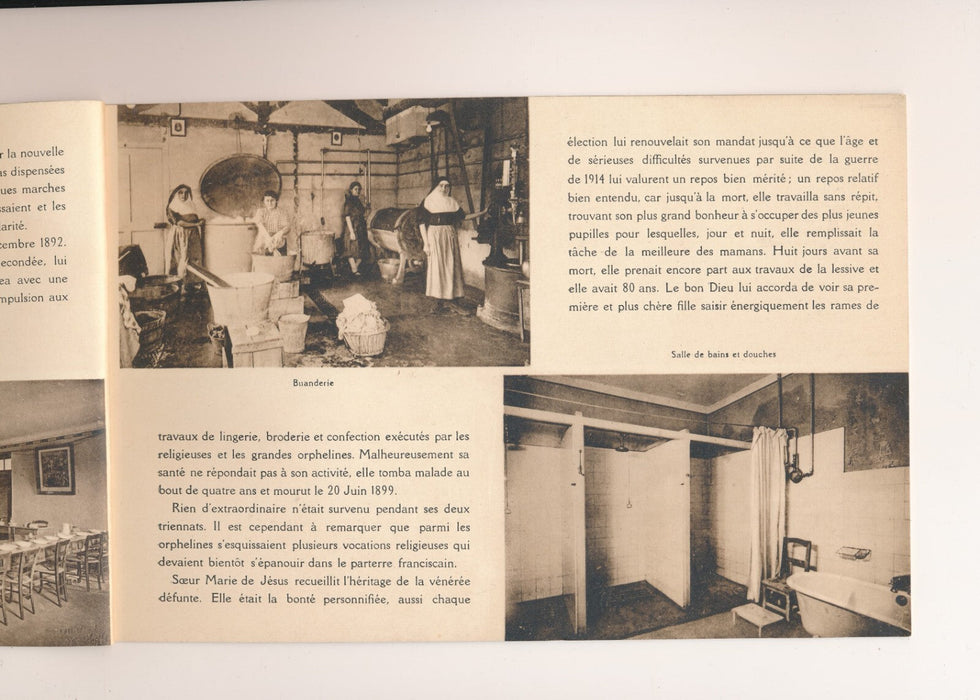 Orphelinat religieuses franciscaines Notre-Dame Anges Condrieu livret 1941