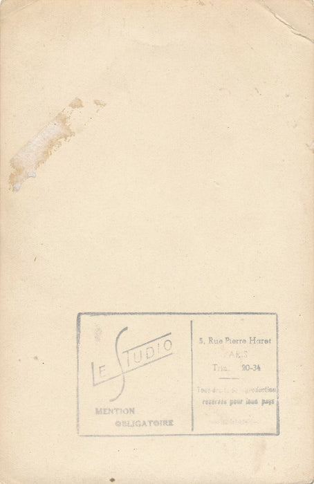 cabaret danse danseuse Aza-Grey fin 1930 photo photographie Le Studio