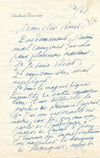 Ensemble 5 lettres autographes signées André BILLY bibliophilie Céline Lothe