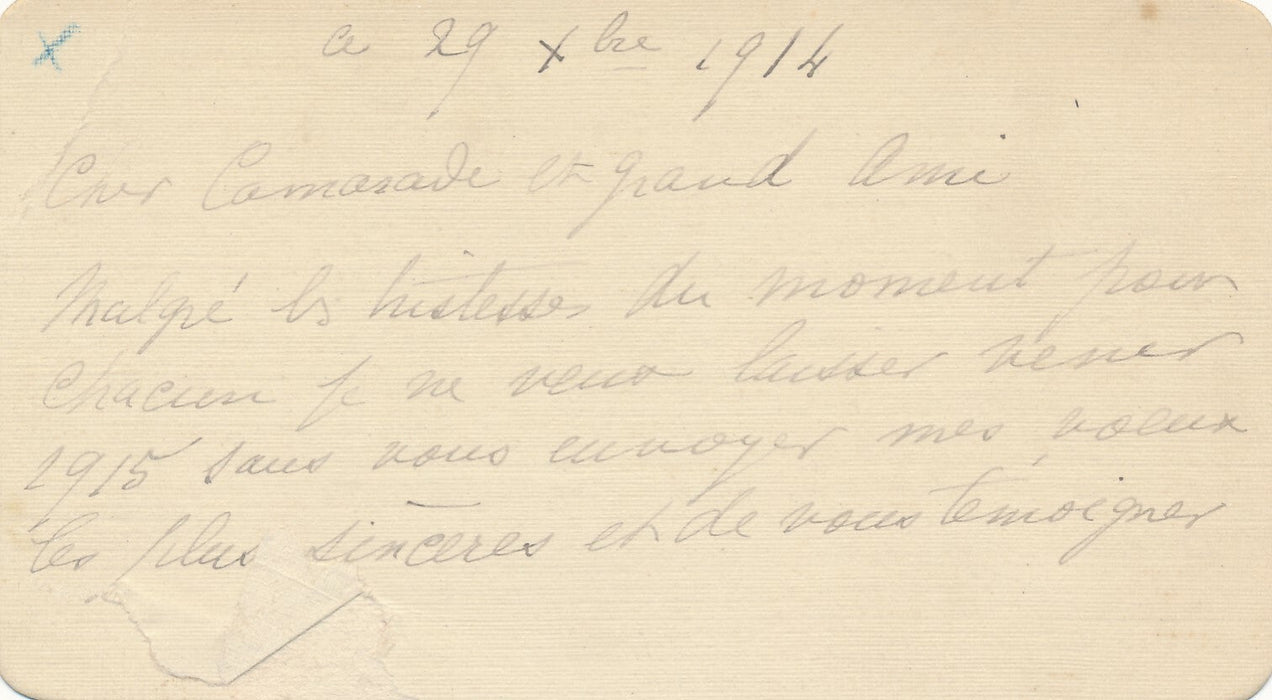 Fidès DEVRIÈS ADLER correspondance amicale 5 lettres avec l'acteur F. FEBVRE