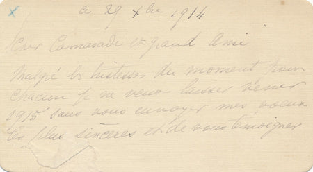 Fidès DEVRIÈS ADLER correspondance amicale 5 lettres avec l'acteur F. FEBVRE