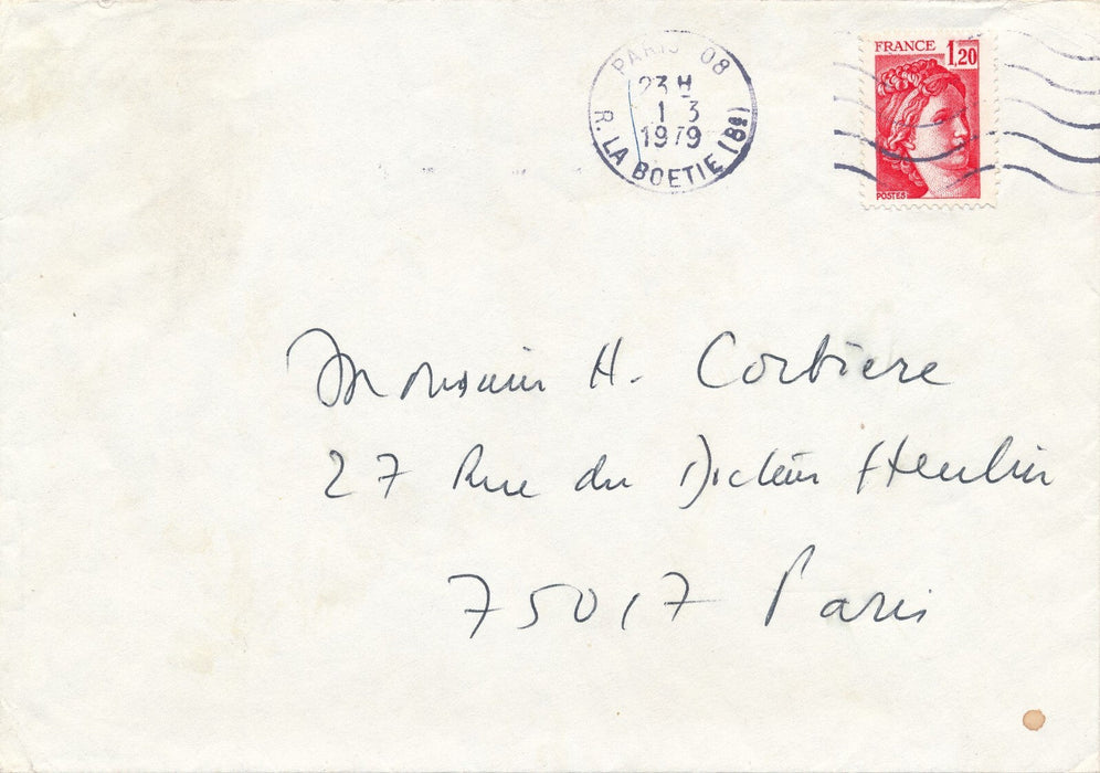 Jean PIAT théâtre carte autographe signée