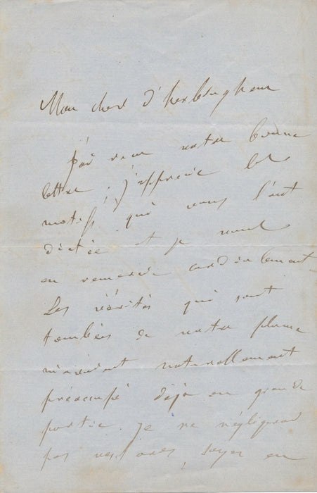 François Certain de CANROBERT 2 lettres autographes signées GUERRE CRIMÉE