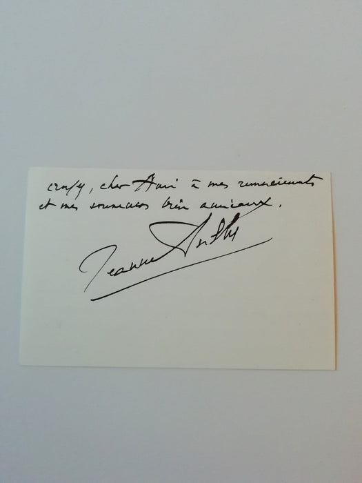 actrice Jeanne Sully théâtre carte autographe signée jeunesse Paul-Courant aînés
