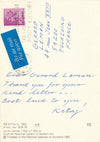 Ronald B. KITAJ carte postale autographe signée en anglais 