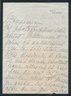 Comtesse Octavie DE SAUVAN D'ARAMON lettre autographe signée photo Taponier