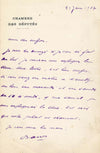 Maurice Barrès 6 lettres autographes 1 lettre signée Allemagne poste La Ramée