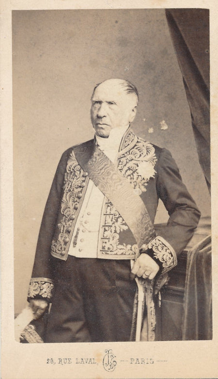 Charles DUPIN baron photo photographie cdv Cremières carte viste