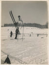 Photo Tirage argentique époque Ski entraînement pour le saut