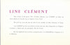 Line CLEMENT artiste lyrique opéra opérette photo photographie et fascicule
